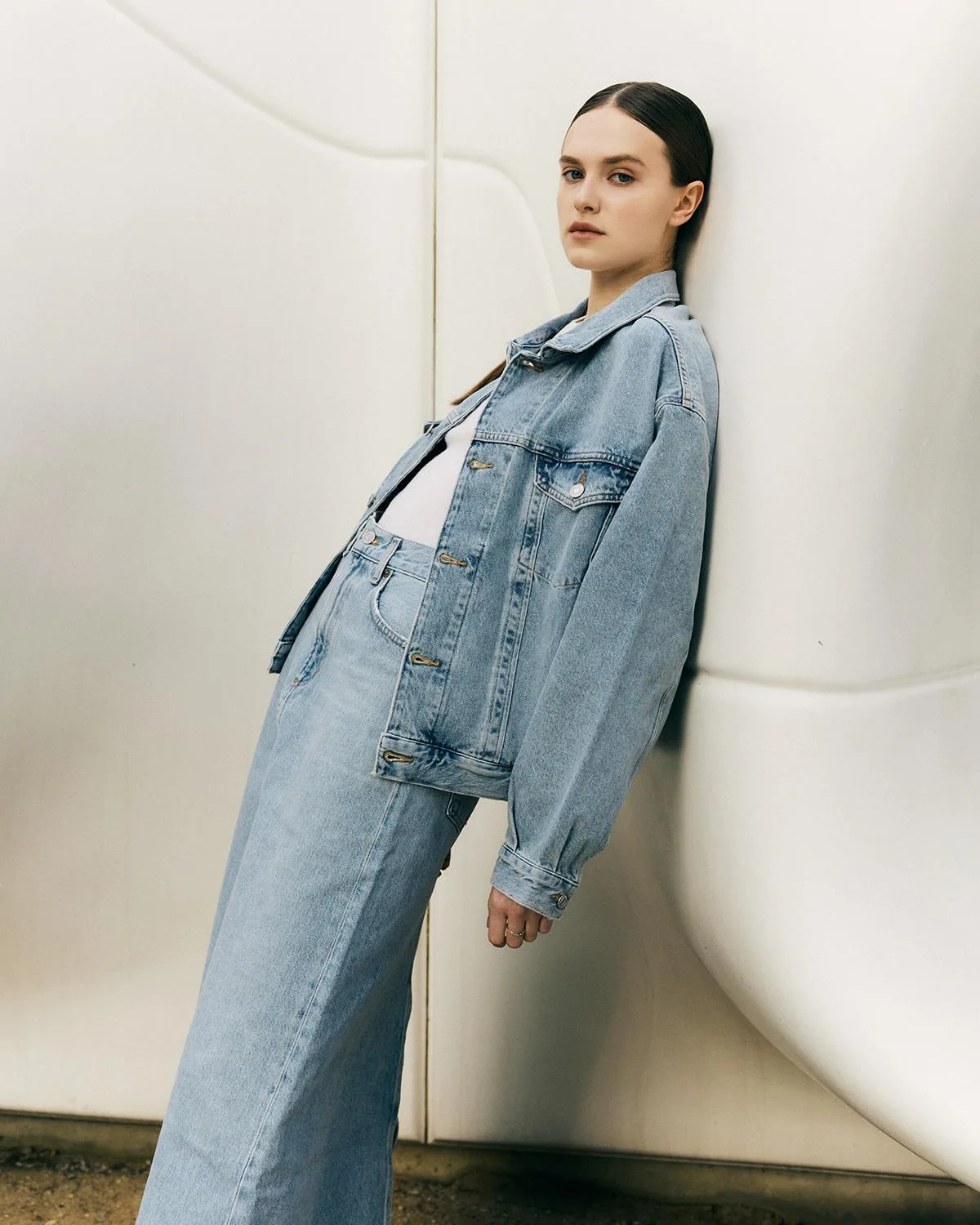 Heritage Selvedge Denim Jacket in rinsed indigo